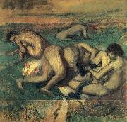 Edgar Degas Baigneuses painting